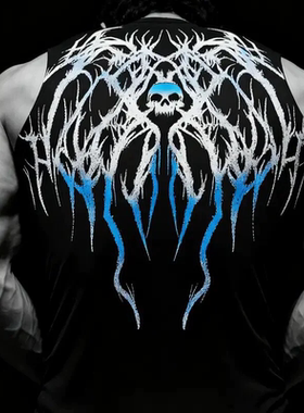 Breathedivinity新款毒液速干背心男士健身衣高弹力肌肉训练T恤潮