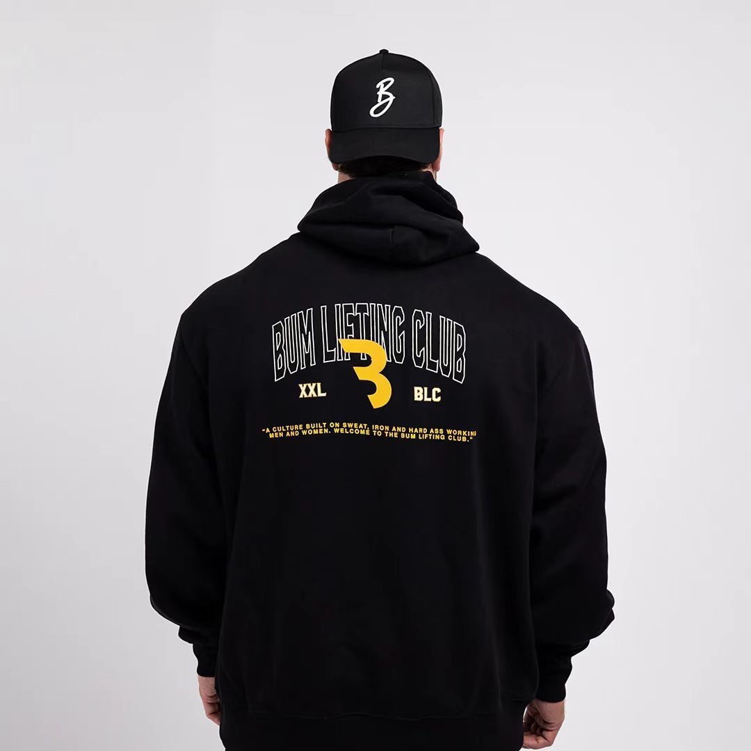 克里斯同款卫衣男宽松连帽休闲美式秋冬季套头衫潮牌健身运动外套