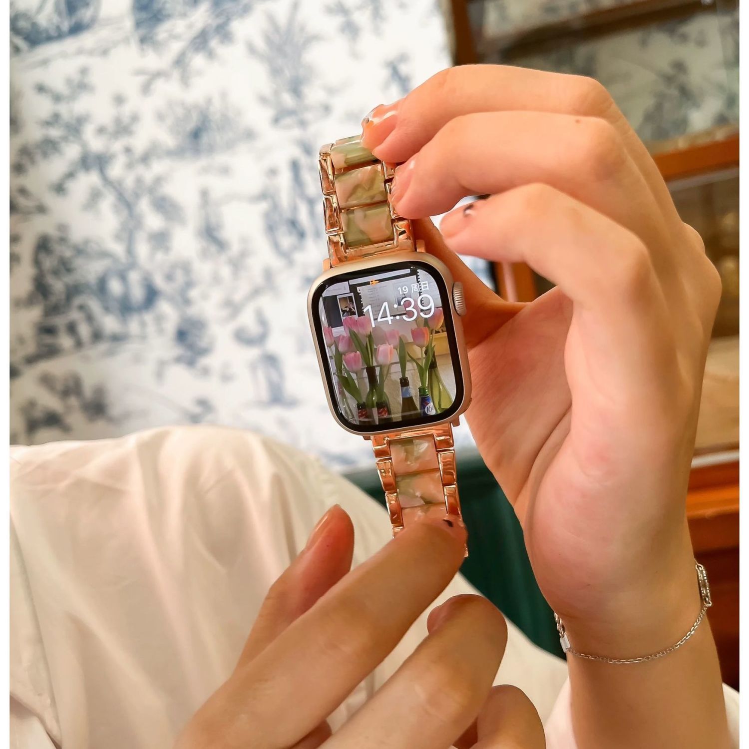 清凉金属适用OPPOWatchX/X2表带se新款mini树脂拼接3/4pro男女