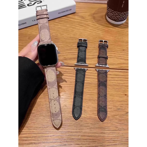 C蔻老花荣耀亲选2i手表表带Haylou Watch腕带高级真皮质男女适用