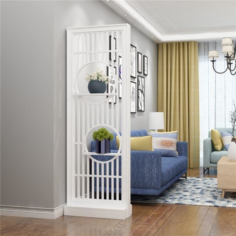 客厅屏风隔断小户型简约现代雕花装饰网红一体卧室遮挡入户玄关柜