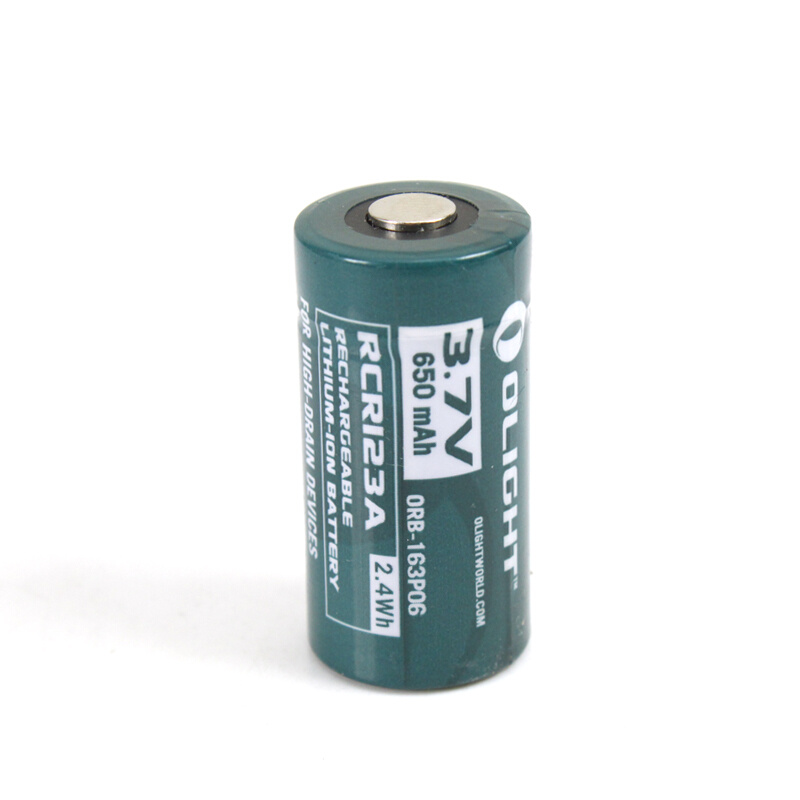 OLIGHT傲雷 16340 RCR123A 650mAh 3.7V带保护板锂电池(1颗)