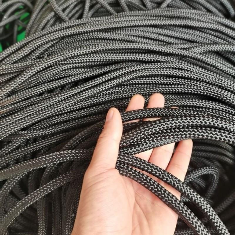 亮衣绳加粗农用黑色耐磨遮阳网网绳捆绑篷布编织绳刹车绳帐篷绳