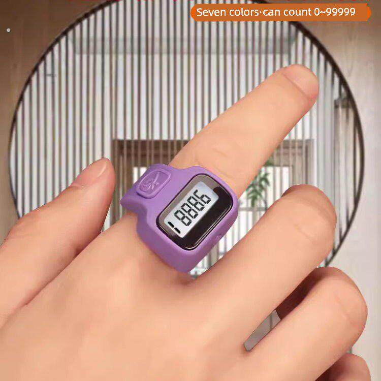 手指定时器阅读器计数器一个核心计数器计数装置环手按迷你便携式