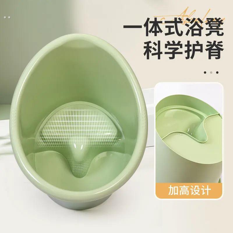 四季儿童洗澡桶宝宝泡澡桶婴儿可坐浴桶浴盆家用小孩游泳澡盆
