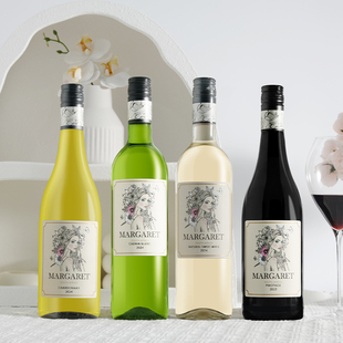 【南非进口】玛格丽特酒园 霞多丽白诗南干白皮诺塔吉干红葡萄酒