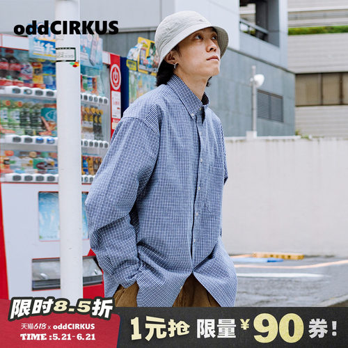 oddCIRKUS日系衬衫复古宽松长袖