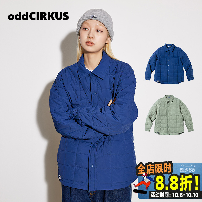 oddCIRKUS衬衫式棉服23秋季新款