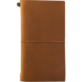 日本TRC原装 TN手帐本标准护照型手帐牛皮笔记本手账TRAVELER'S notebook系列笔记本搭配旅行手账贴纸本书皮