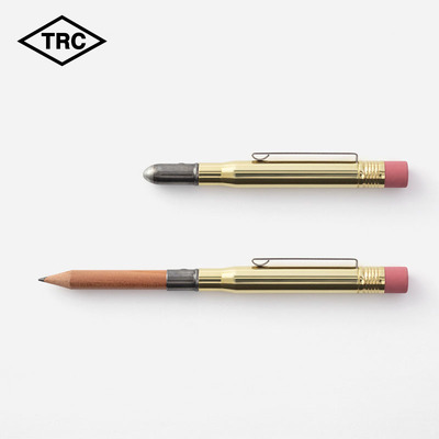 铅笔黄铜女士精致短款随身便携
