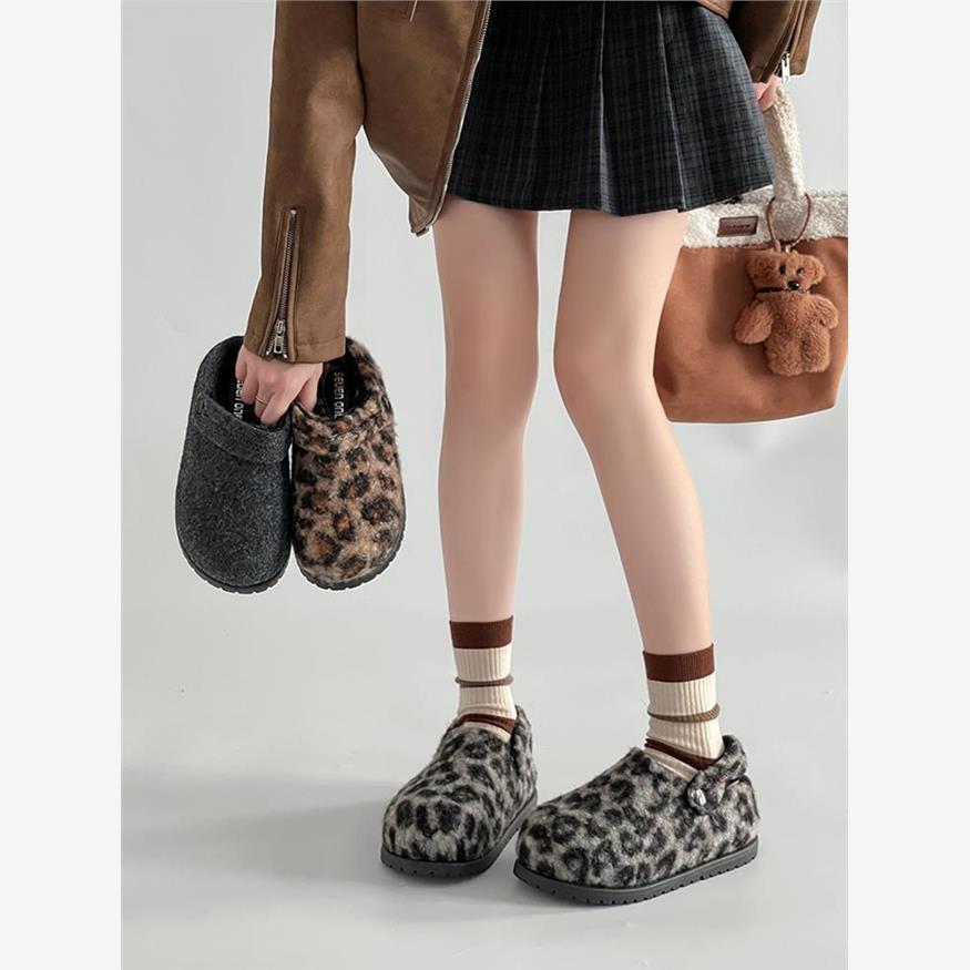 厚底内增高加绒保暖勃肯