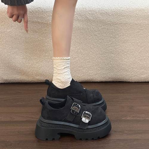 百搭松糕底厚底勃肯鞋女2