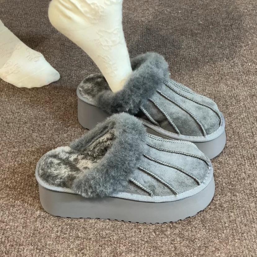 时尚高级显瘦包头拖2025