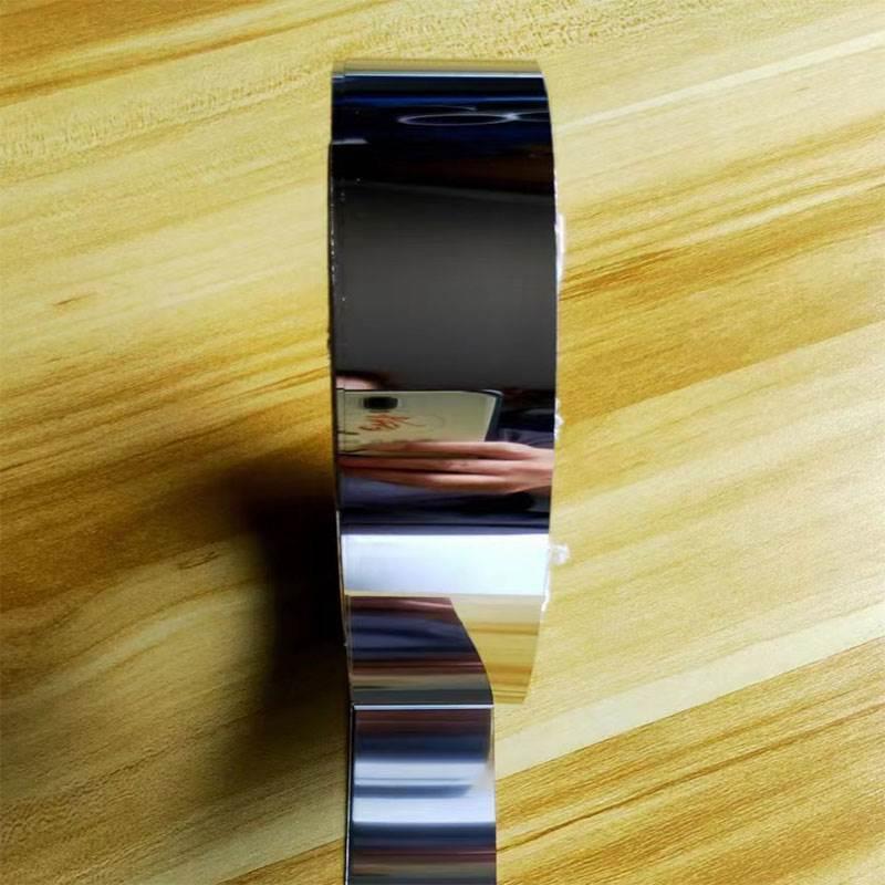 封底锡纸翡翠珠宝玉石器用镜面反光条垫双面金色银带背胶自贴PE膜