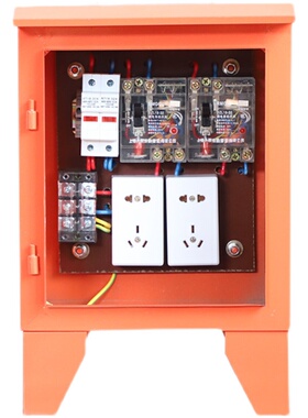 220V32A总闸漏电三级工地箱户外防雨手提移动套装 防爆插座配电箱
