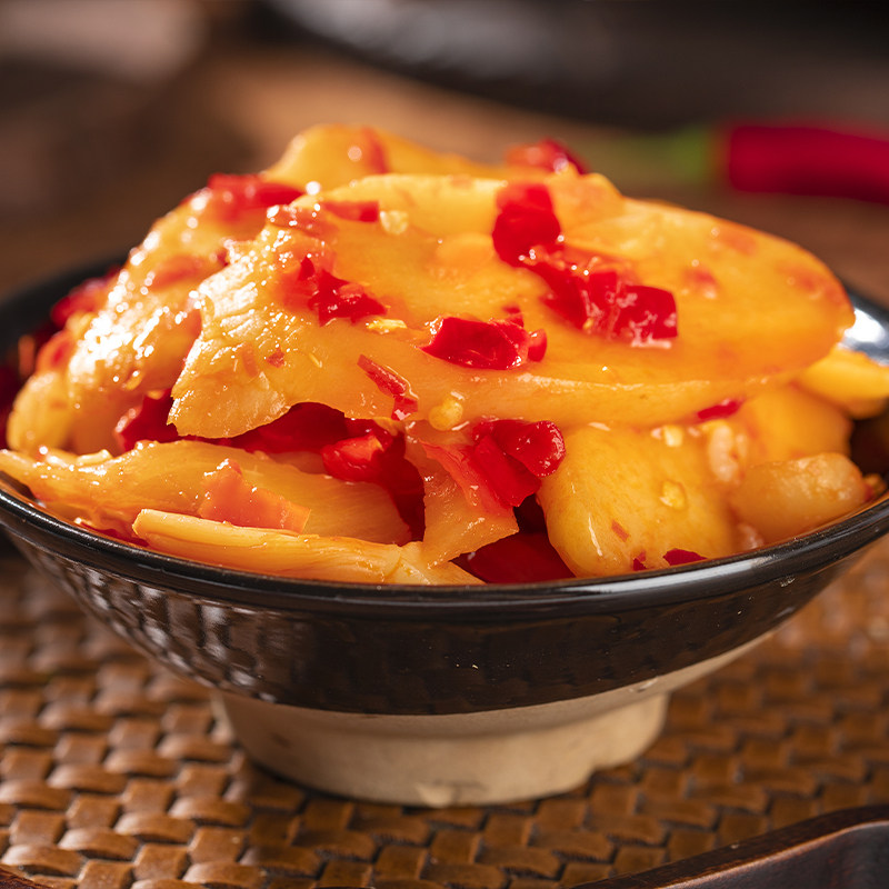 3瓶酸辣生姜湖南腌制嫩姜