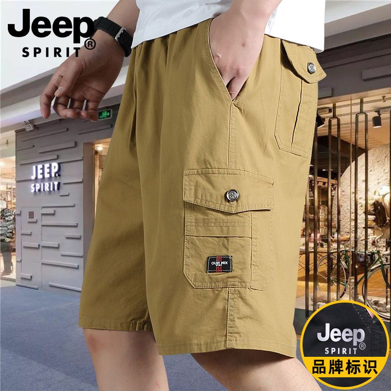 工装纯棉五分裤男JEEPSPIRIT
