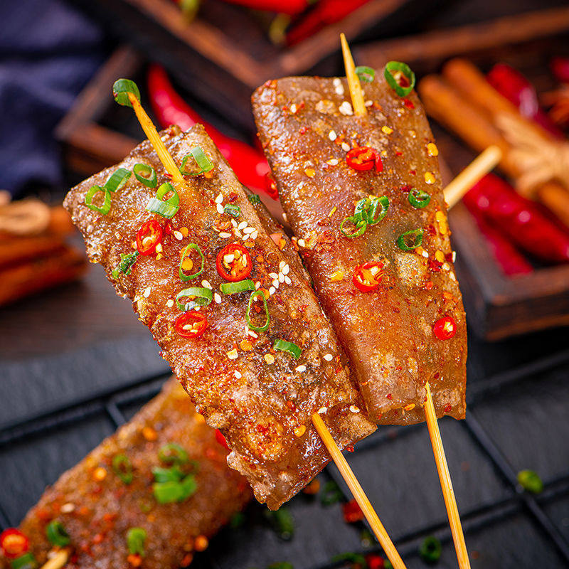 苕皮烧烤专用重庆新鲜苕皮四川特产烧烤食材大张烤苕皮配料家用