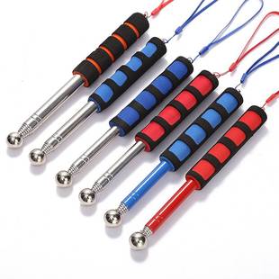 现货空鼓锤瓷砖地板工具检测锤不锈钢伸缩验房双色响鼓锤钣金锤