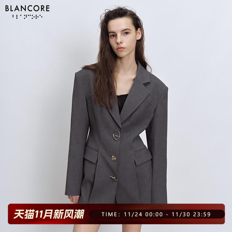 BLANCORE宽松收腰西装外套