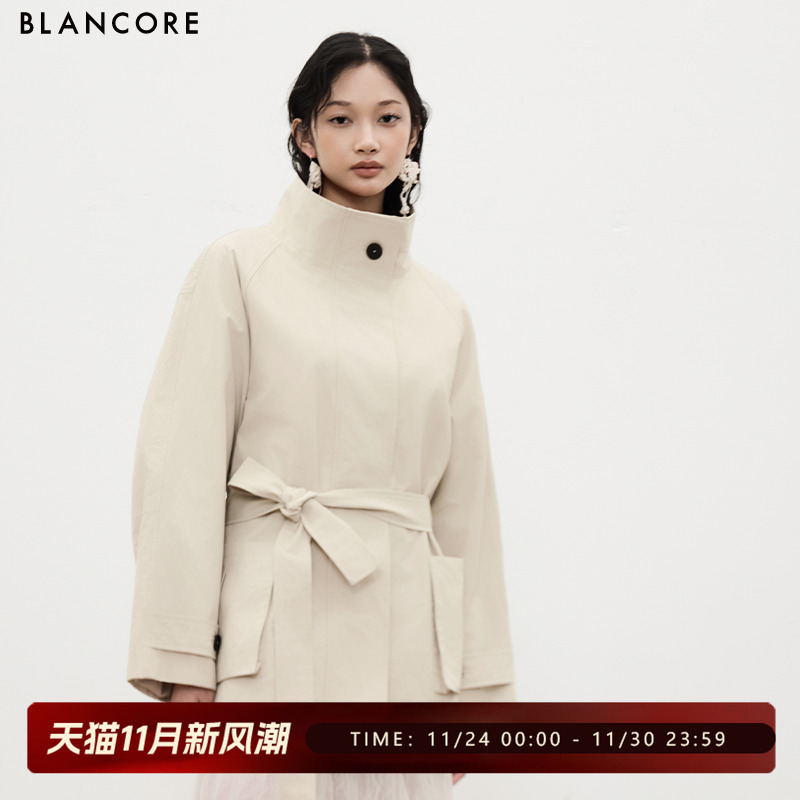 BLANCORE中长款风衣外套