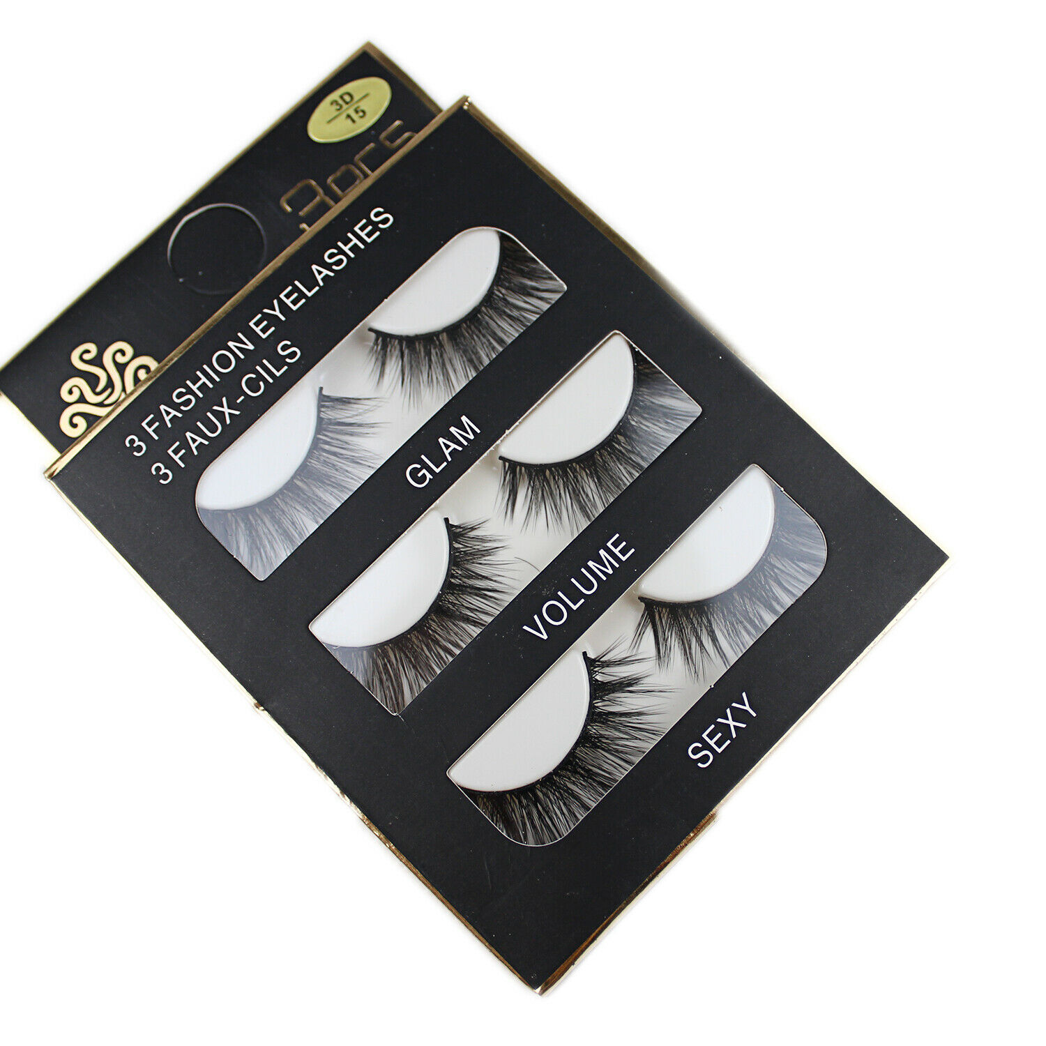 Mink Hair Eyelashes 3D Long Natural False Eye Lashes假眼睫毛 - 封面
