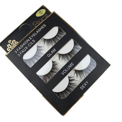 Mink Hair Eyelashes 3D Long Natural False Eye Lashes假眼睫毛