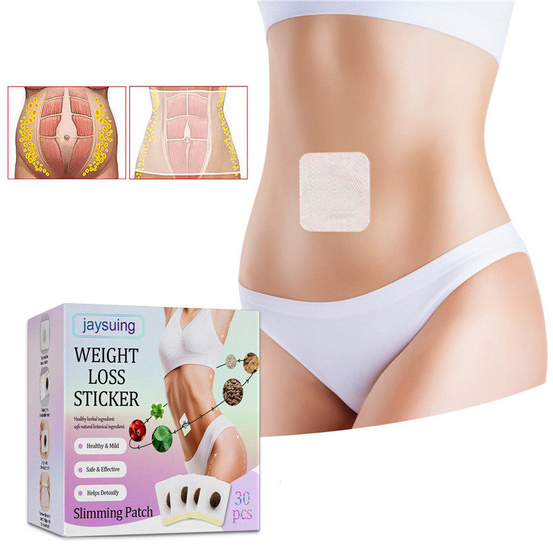 30PCS Chinese Medicine Weight Loss Navel Sticker Slim Detox