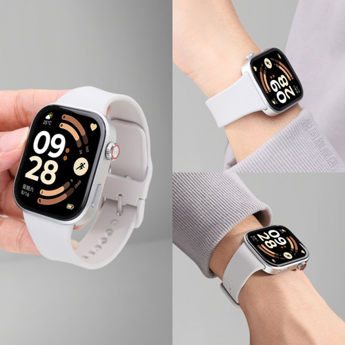 适用于红米手表6硅胶表带Redmi Watch6腕带智能运动红米手表5/4硅胶表带男生腕带同款女生表链柔软亲肤替换带