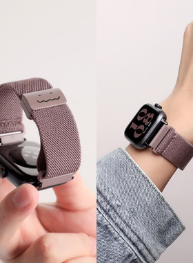 适用vivowatchgt2表带iqoowatchgt手表vivo新款watch3涂鸦磁吸编织watch2运动男女款IQOO智能腕带gt替换配件