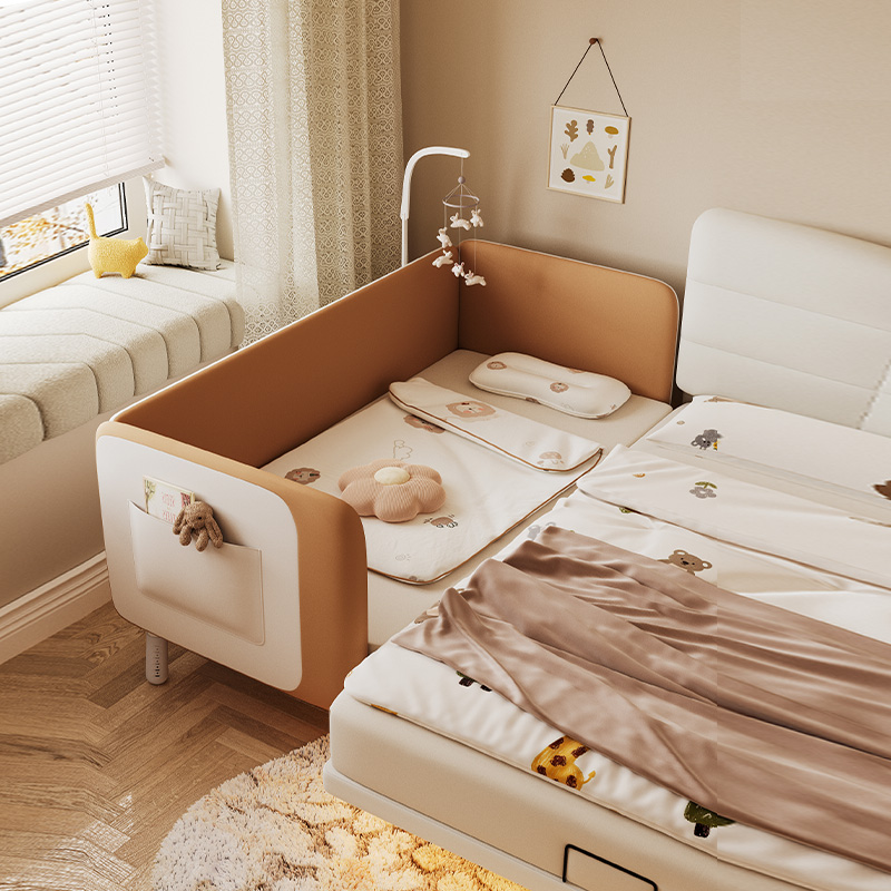 顾家家居拼接床边加宽加高护栏床