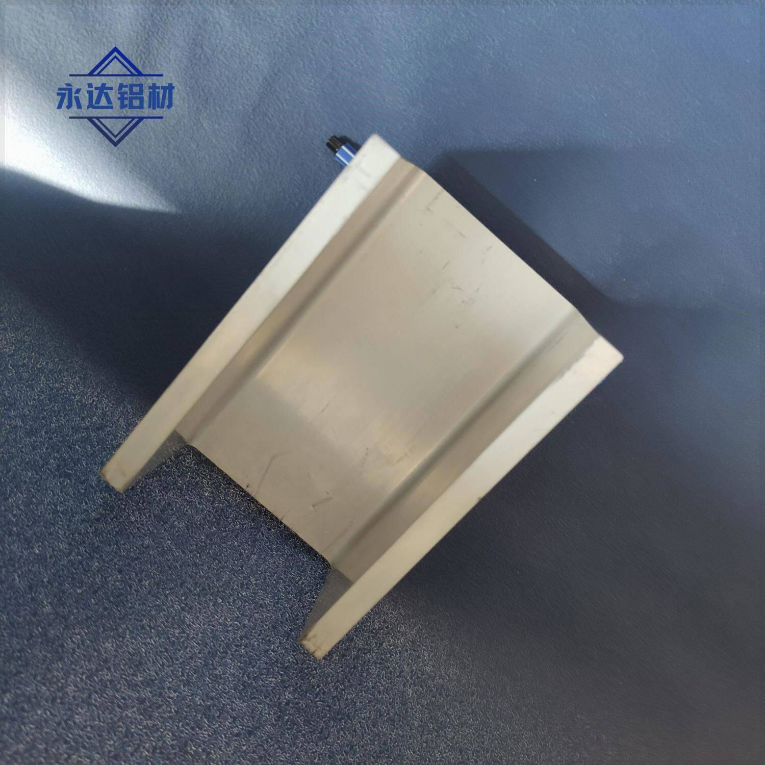 铝合金U型槽116×80×12内宽92包边铝槽玻璃轨道卡槽凹槽扣条ui.