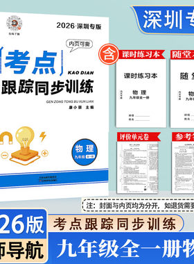 2026深圳专版考点跟踪物理九年级
