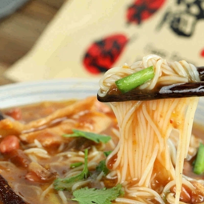 送黄灯笼海南正宗陵水酸粉包邮鱼饼卤汁牛肉装速食抱罗