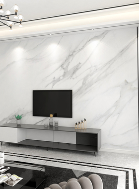 墙纸3D大理石纹现代简约电视背景墙壁布客厅壁纸装饰影视墙布壁画