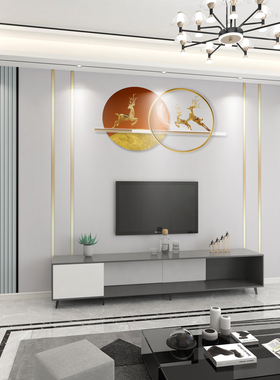 定制壁纸3D立体现代简约轻奢电视背景墙壁布客厅墙纸影视墙布壁画