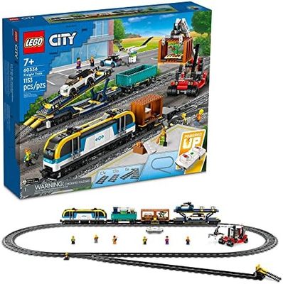 LEGO City Freight Train Set  60336 Remote Control Toy for Ki
