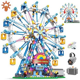 Blocks Carn Wheel Building Ferris Set Spotyee Toys Rotating