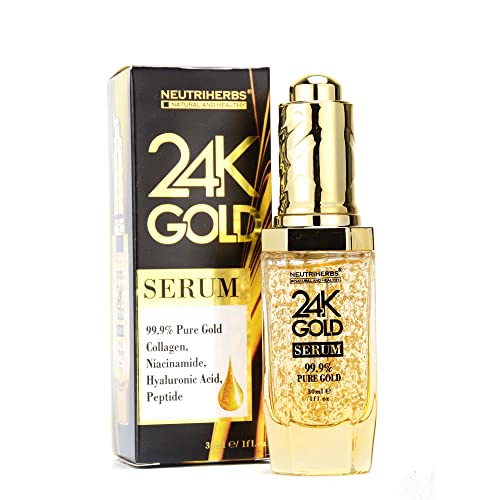 Neutriherbs 24K Pure Gold Serum Gold Essence Oil for Face An-封面