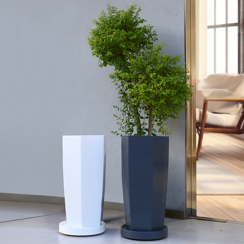 天堂鸟花盆北欧简约仿水泥花盆