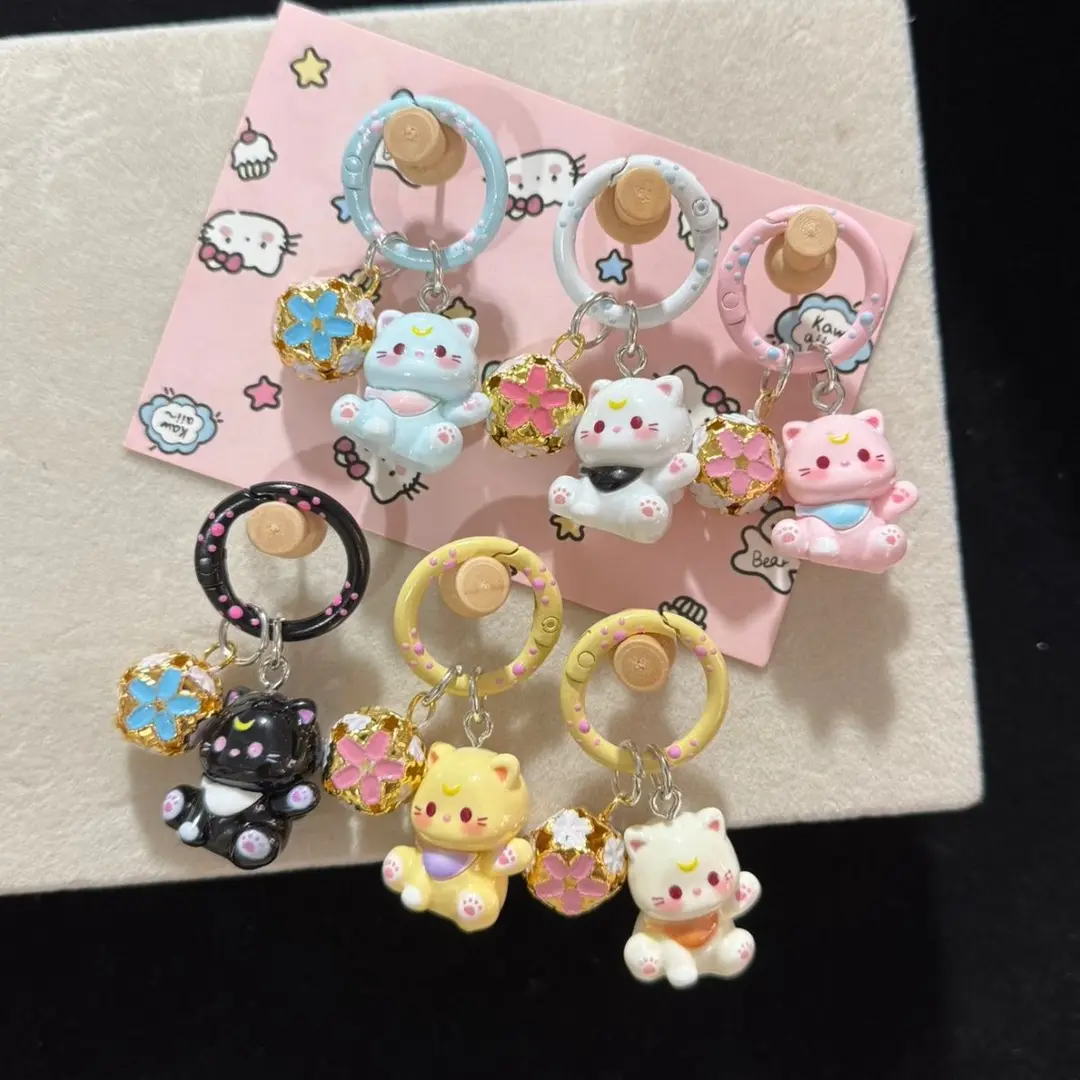 新款猫咪卡通钥匙扣挂件