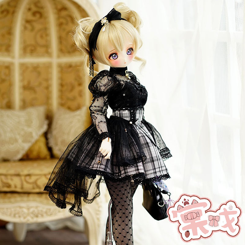 【棠戏BJD】衣服【喵屋】月の梨纱 4分娃衣 MDD甜美可爱洋装制服图片