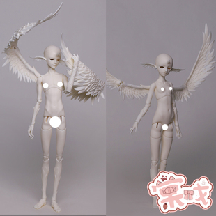 【棠戏BJD】素体包邮【幽谷人形】4分 翅膀体 男女特体 1/4