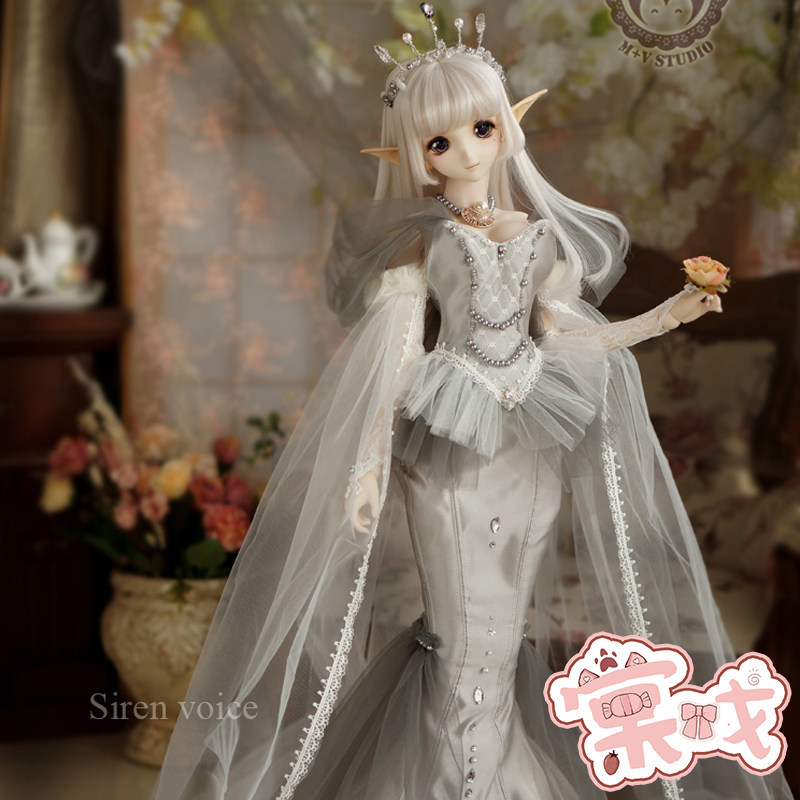 【棠戏BJD】衣服【喵屋】Siren Voice 3分 DD 婚纱洋装礼服娃衣