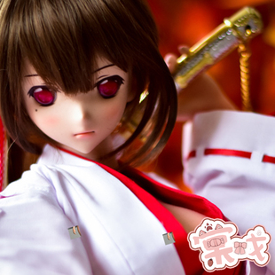 【棠戏BJD娃娃】honoo巫女焰 3分62L胸 卡通【Evoke Doll】包胶体