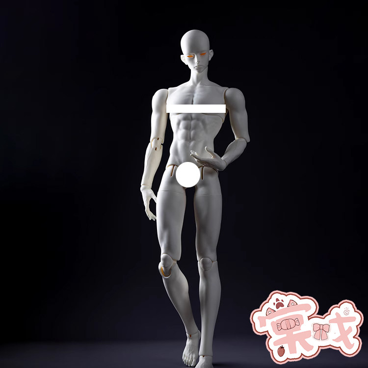 【棠戏BJD】素体包邮【幽谷人形】75男体 头部旋钮装置B75-02特体