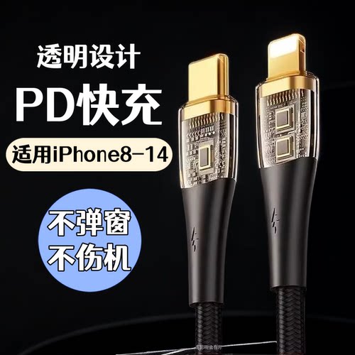 艾胜者透明PD20W数据线