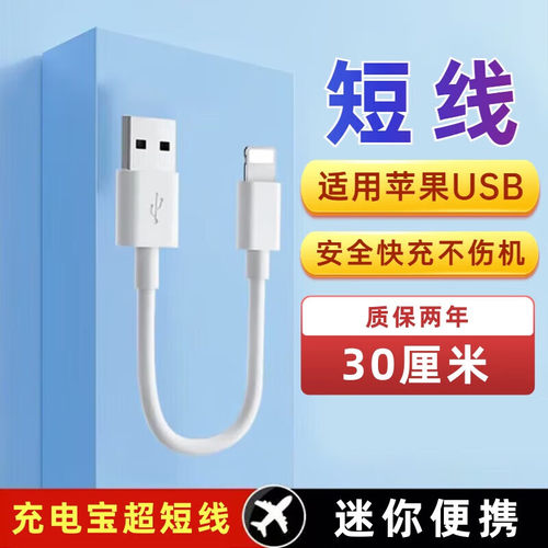 艾胜者适用苹果USB超短线