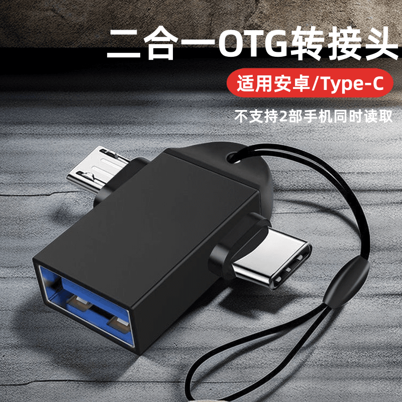艾胜者二合一OTG转接头
