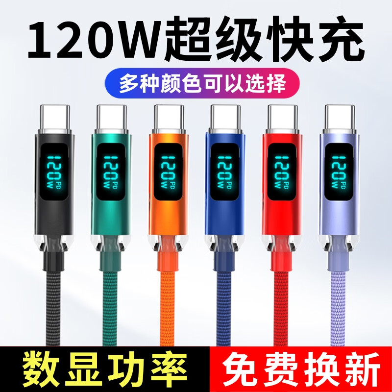 艾胜者数显功率120W超级快充